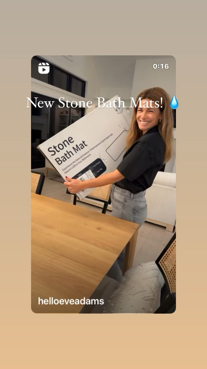 Stone Bath Mat - a must have … for wet feet, under your pets food/ water bowl, or for dishes. Environmentally friendly, non toxic and a gorgeous minimalist look. 

#LTKhome #LTKVideo #LTKGiftGuide