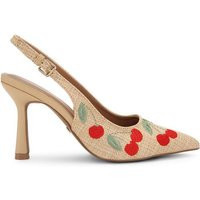 KG Kurt Geiger Women's 'Adina Embroidery' Heels in Beige | Size: 5 | Debenhams UK
