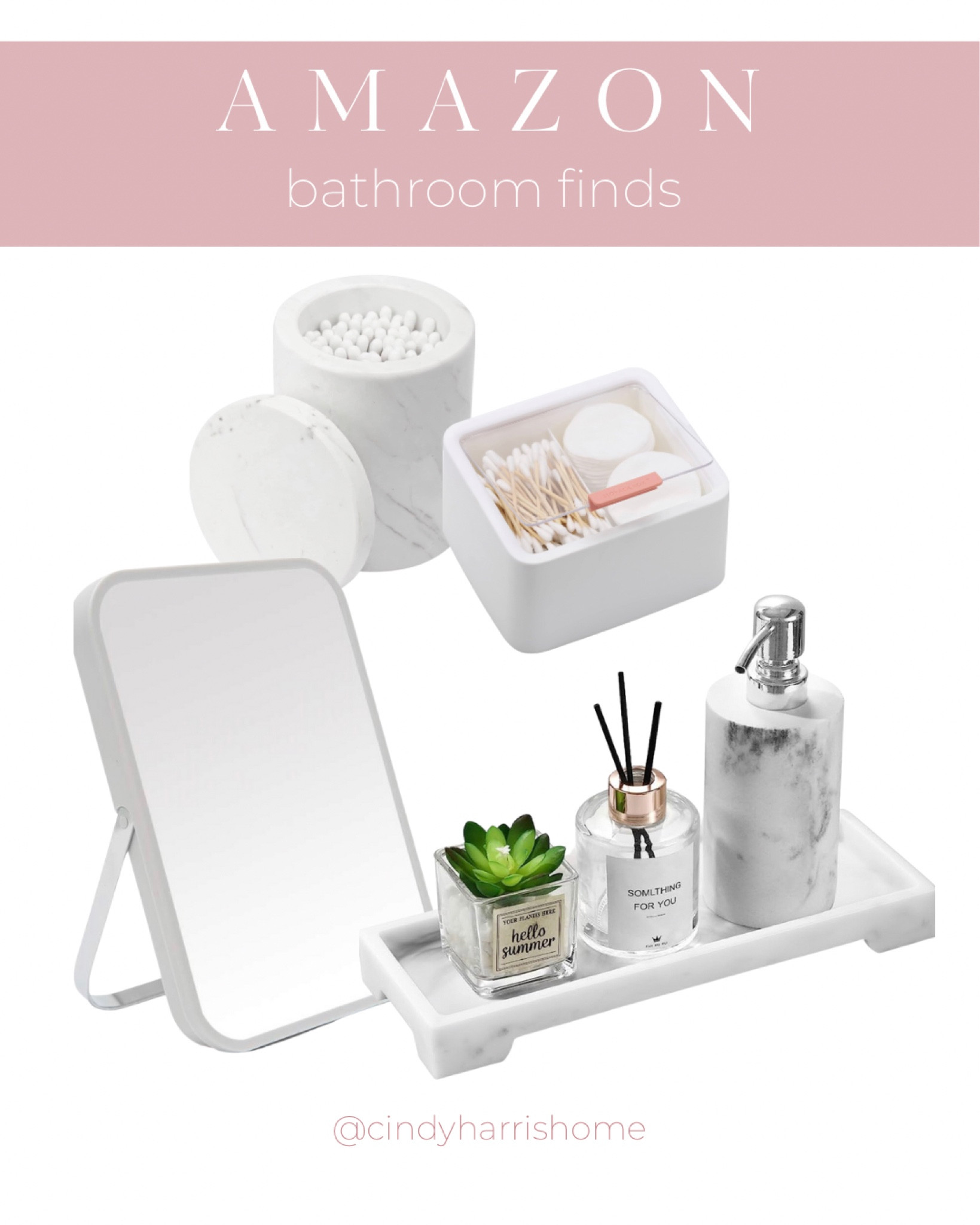 Some favorites for bathroom organization & self-care time! 