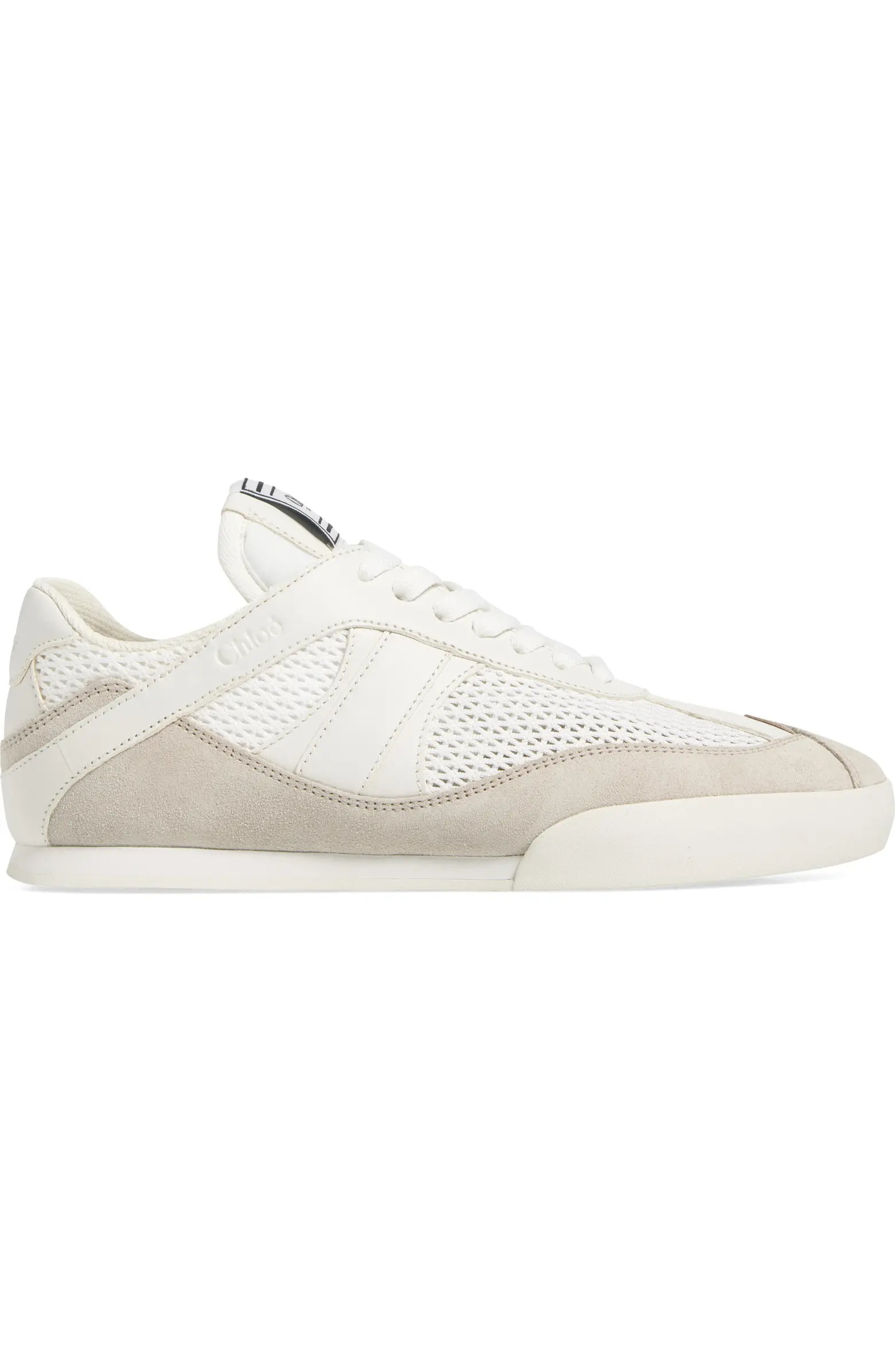 Chloé Kick Leather & Mesh Sneaker (Women) | Nordstrom | Nordstrom