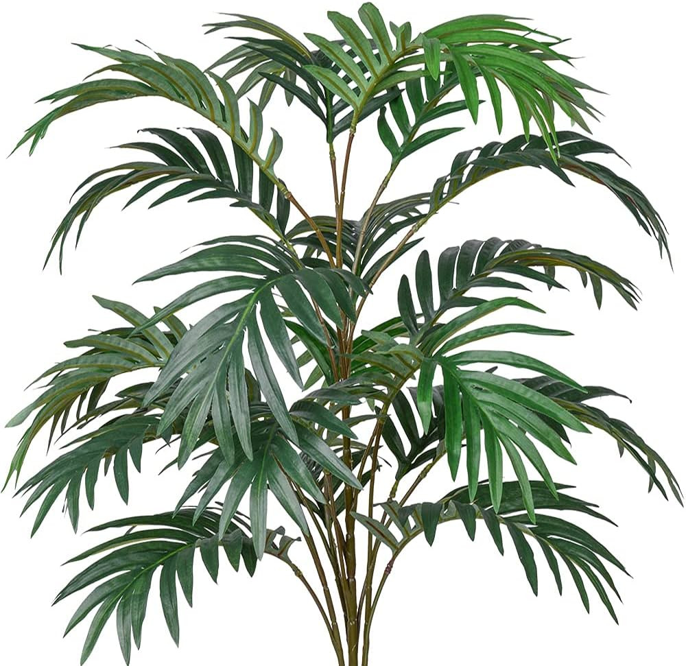 Artificial Palm Plants Leaves Faux Fake Tropical Large Palm Tree Imitation Leaf | Amazon (US)