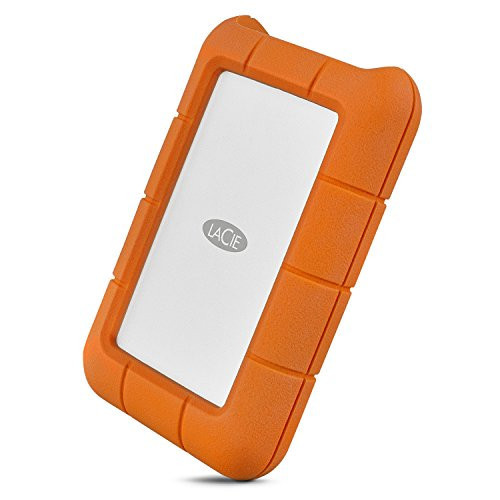 LaCie Rugged Thunderbolt USB-C 5TB External Hard Drive Portable HDD – USB 3.0 compatible, Drop Shock Dust Water Resistant, 1 Mo Adobe CC (STFS5000800) | Amazon (US)