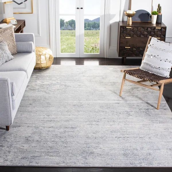 SAFAVIEH Brentwood Malissie Modern Abstract Rug - 8' x 10' - Ivory/Grey | Bed Bath & Beyond