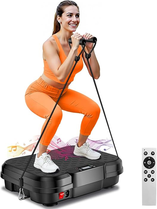 Vibration Plate Exercise Machine,Vibration Plate for Lymphatic Drainage Power Vibration Plate Mac... | Amazon (US)