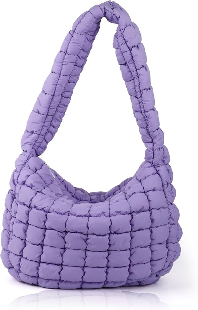 Puffer Tote Bag with Zip, Quilted Tote Bag Large Shoulder Bag Handbag, Lightweight Padding Puffy ... | Amazon (CA)