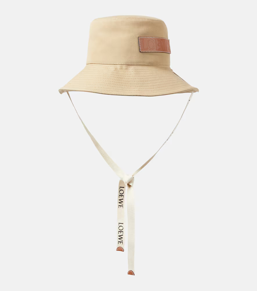 Loewe Logo canvas bucket hat | Mytheresa (US/CA)