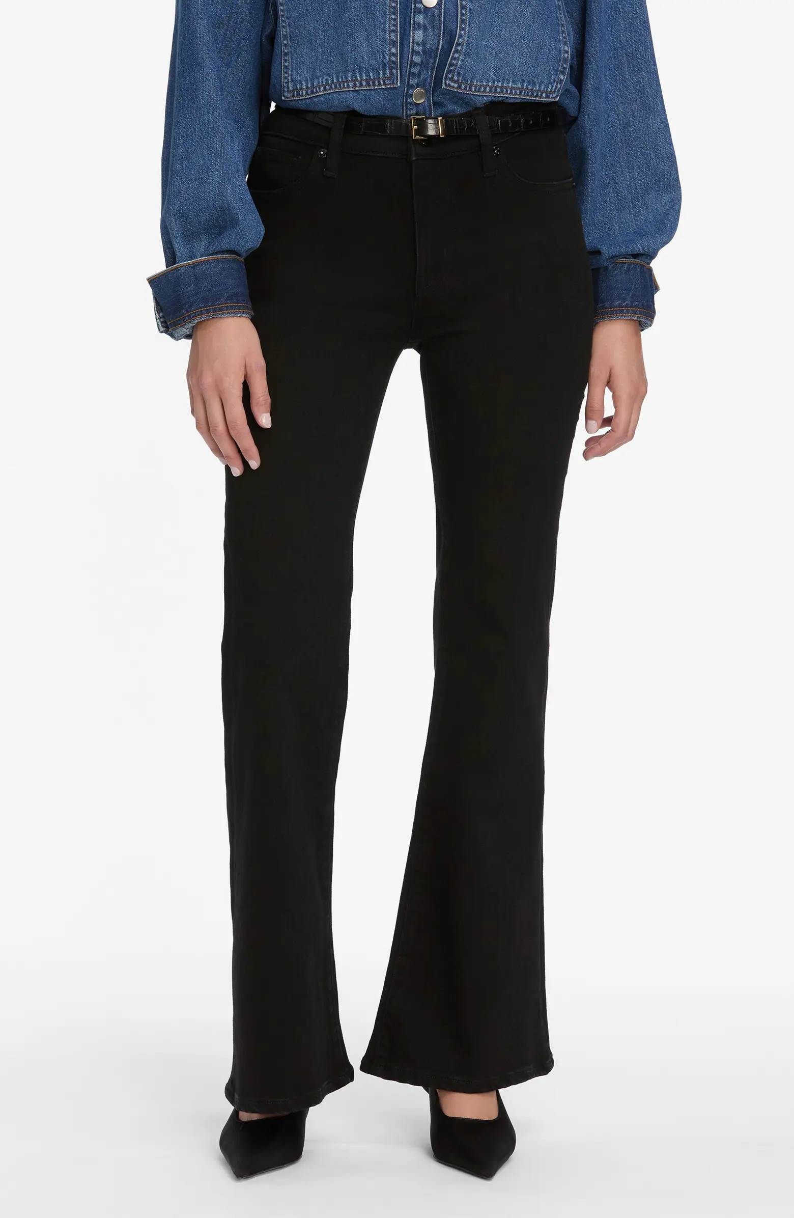 Pixie Icon High Waist Flare Jeans | Nordstrom