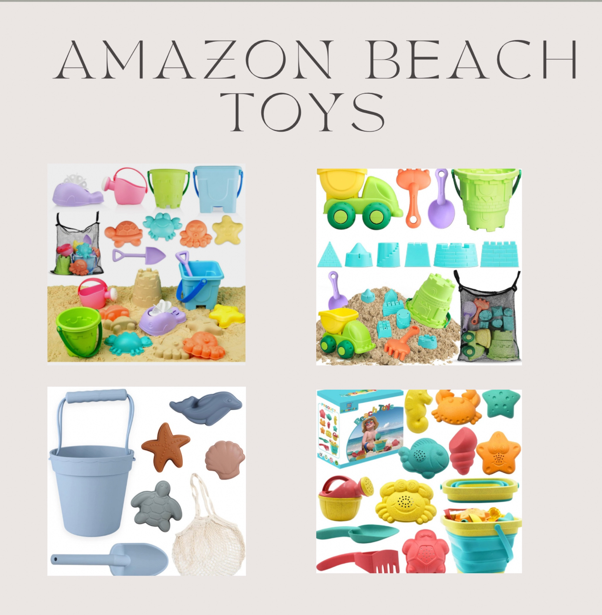 We are heading to the beach this summer & I know our little will absolutely love these! 

#LTKSeasonal #LTKfamily #LTKbaby