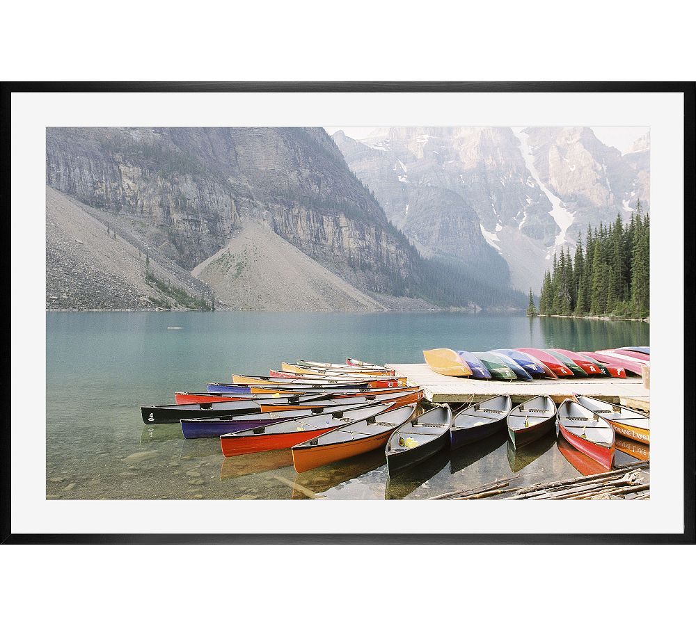 Moraine Lake Canoes by Justine Milton | Pottery Barn (US)