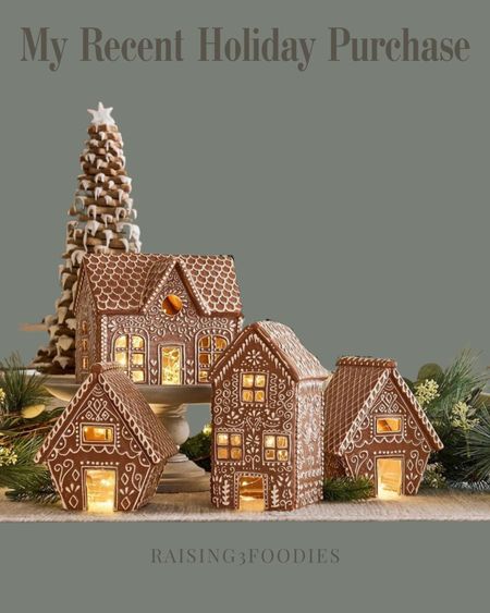 My most recent Christmas holiday purchase!  I’m obsessed with these gingerbread houses and can’t wait to see them lit up!


Pottery Barn find, home decor

#LTKstyletip #LTKhome #LTKHoliday