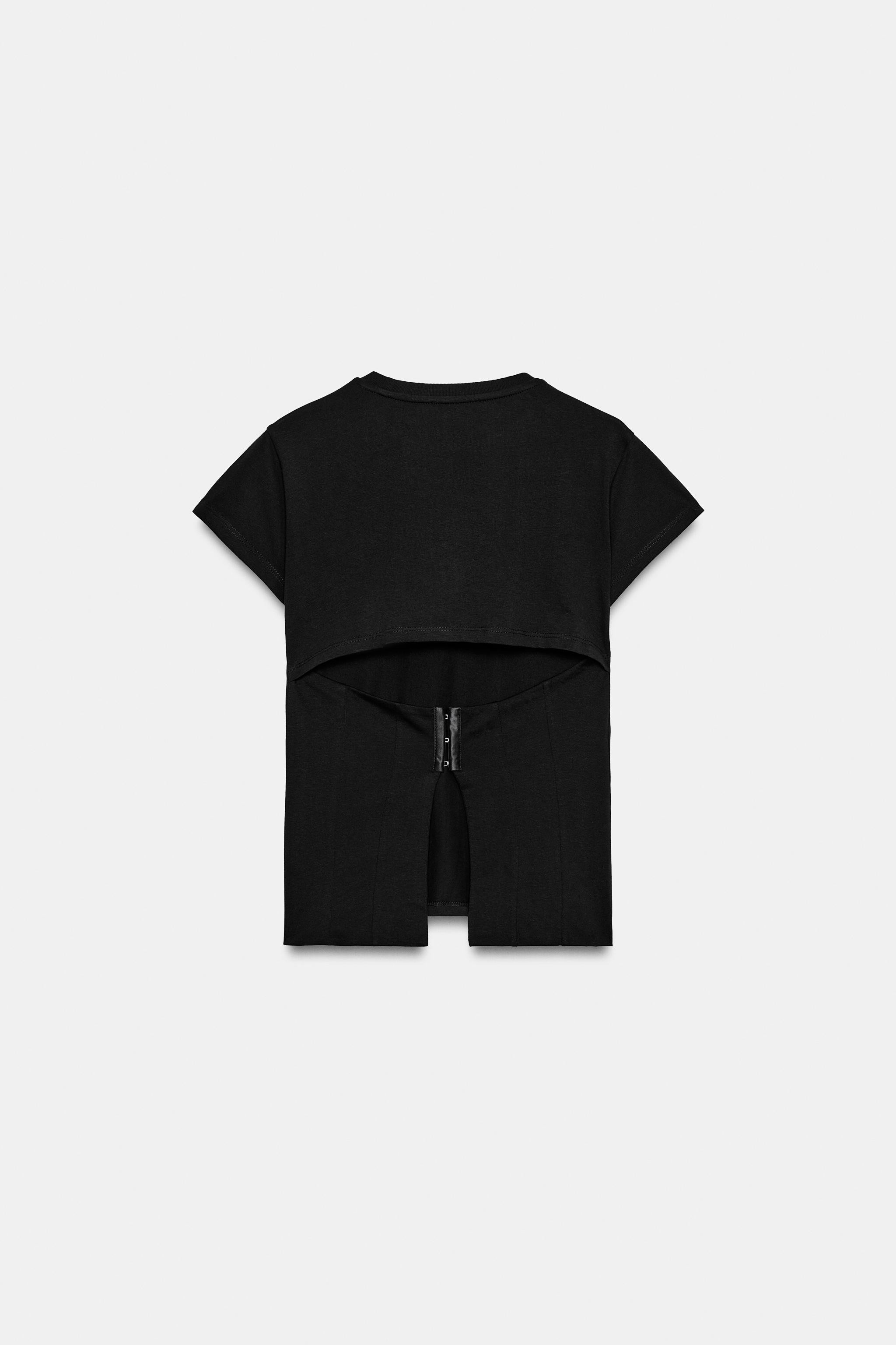 BACK CORSET T-SHIRT | Zara US