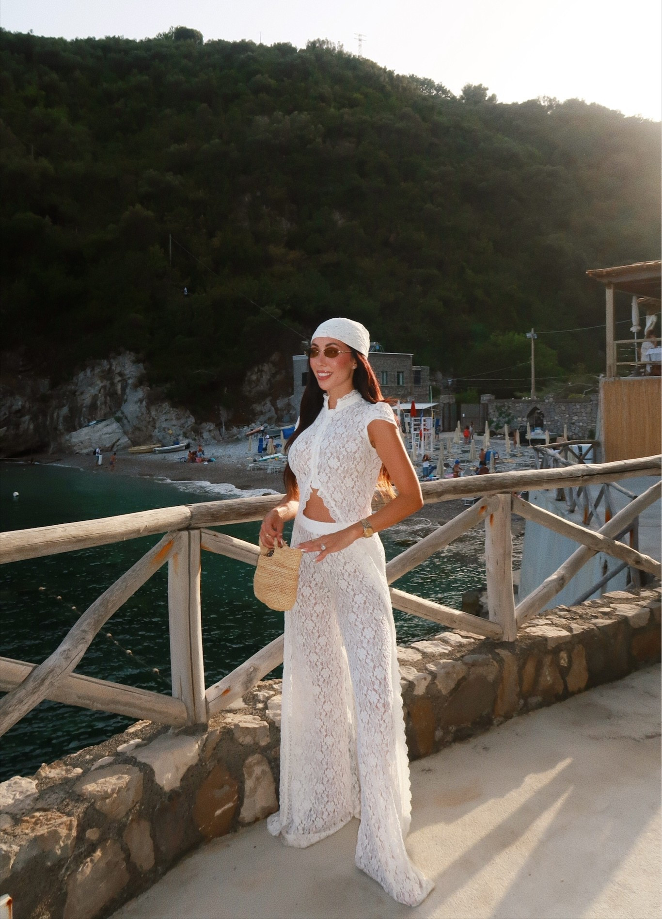 Outfit of the day for lunch on the Amalfi coast :)