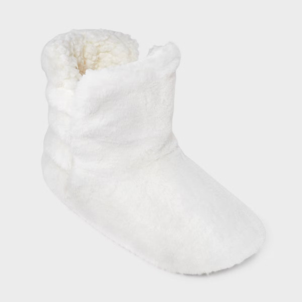 Women's Quilted Faux Fur Booties with Grippers - Auden™ | Target