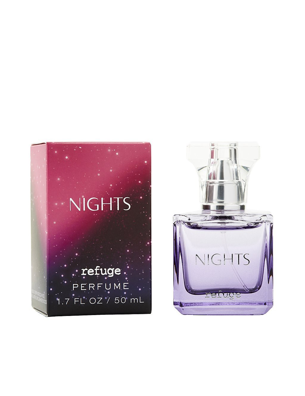 Charlotte Russe Refuge Nights Perfume Original Version Black With Pink Glitter Packaging 1.7 Ounc... | Amazon (US)