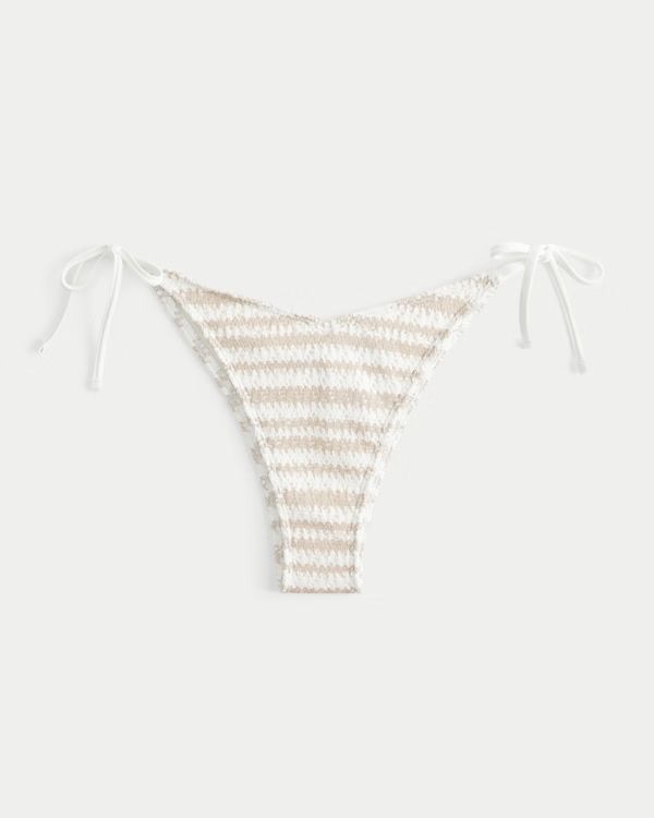 Crochet-Style Cheekiest Bikini Bottom | Hollister (US)