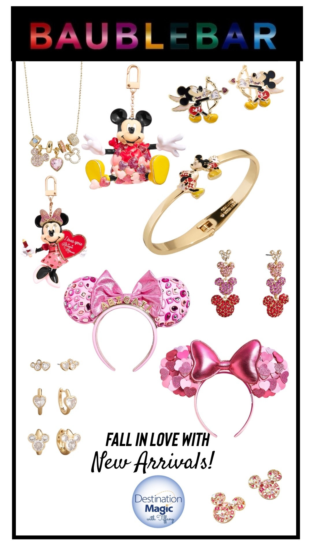 These new BaubleBar Disney arrivals are giving full heart-eyes energy. From personalized Minnie ears to sparkling Mickey jewelry, these pieces are perfect for Disney park outfits, Valentine’s gifts, Disney cruises, and everyday magic.

Whether you’re planning a Walt Disney World trip, dressing for a Disney date night, or looking for a gift that feels extra special, BaubleBar’s Disney collection blends playful character style with elevated details you can actually wear beyond the parks.

Save this for your next Disney trip or gift idea — these are the kind of accessories that instantly upgrade a look.

✨ Disney jewelry
✨ Minnie ears with personality
✨ Perfect for Disney adults, trips, and gifting

#LTKGiftGuide #LTKSeasonal