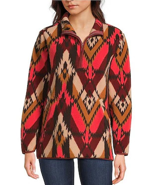 Wrangler® Retro® Vintage Printed Long Sleeve Pullover | Dillard's | Dillard's