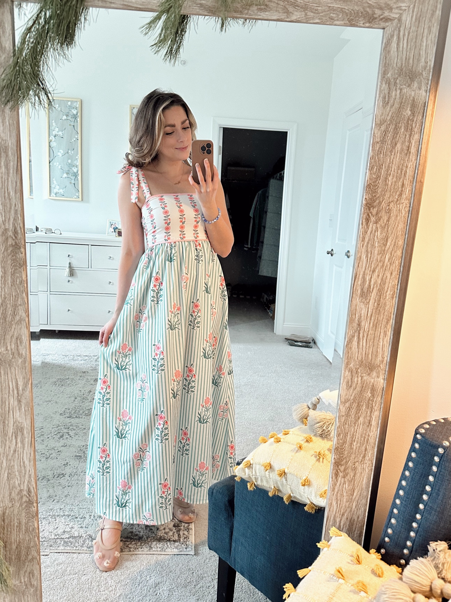 Running out of the house but had to snap a pic of this dress!

#springstyle #springdress #floraldress #grandmillennial

#LTKFindsUnder50 #LTKShoeCrush #LTKSeasonal