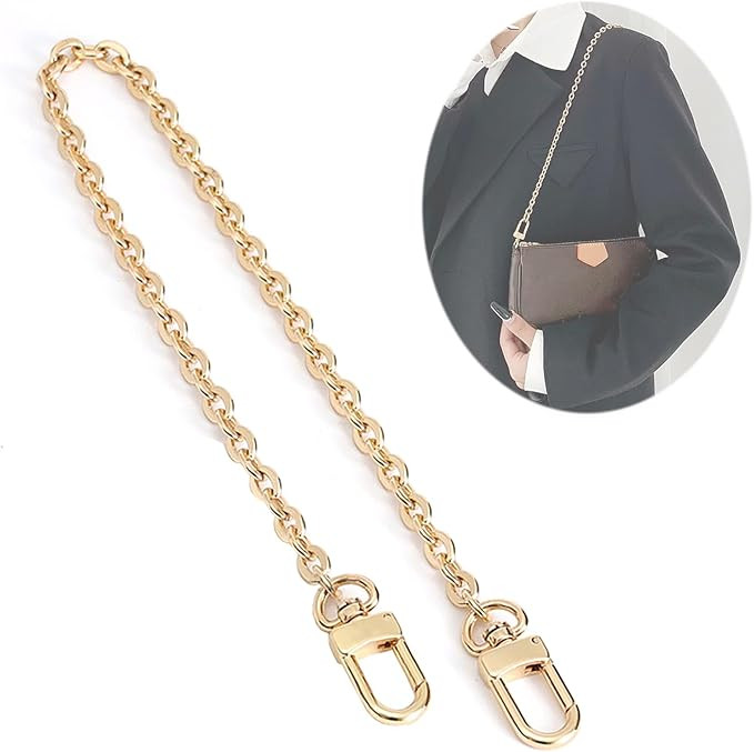 Purse Chain Strap Crossbody Gold Chain Shoulder Bag Replacement Strap | Amazon (US)