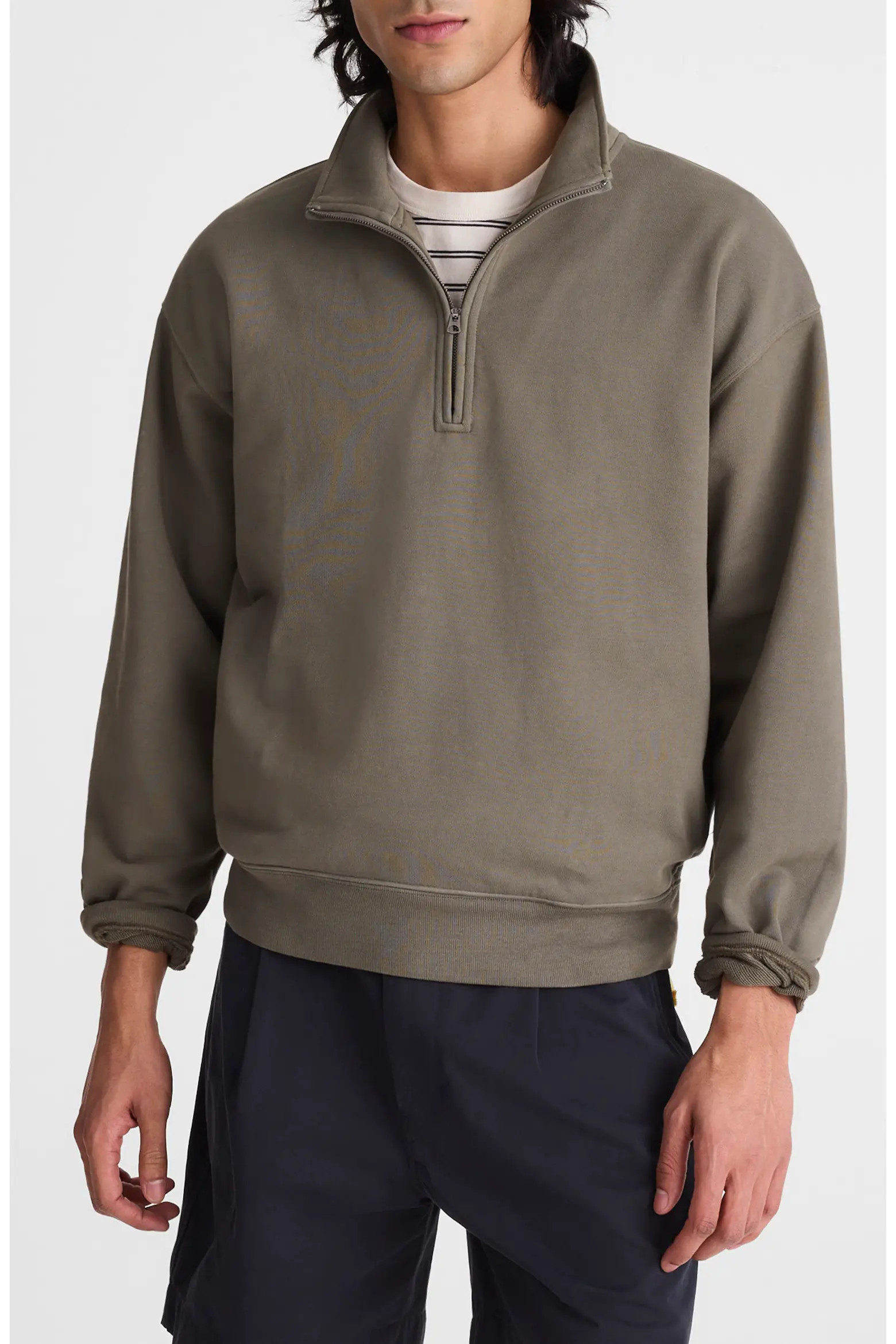 Quarter Zip Loopback Terry Sweatshirt (Men) | Nordstrom | Nordstrom