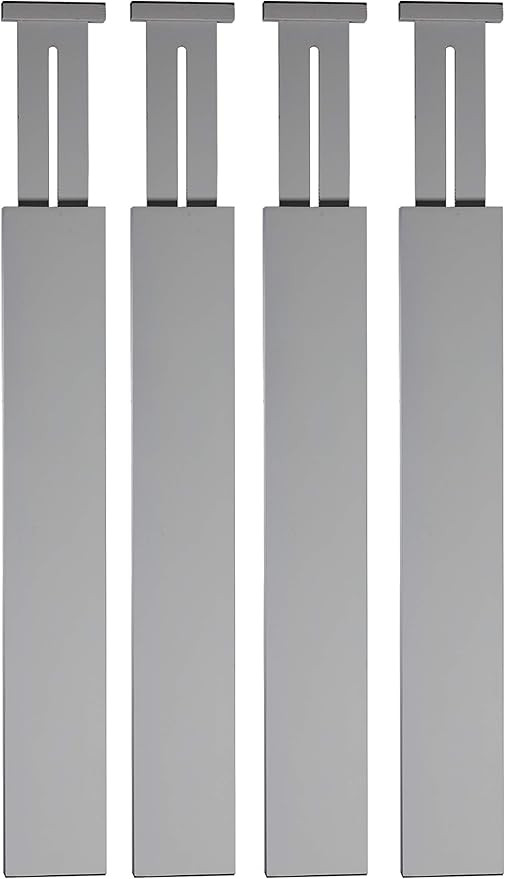 Bamboo Adjustable Drawer Dividers Organizers - Small Expandable Utensil Organizer Separators for ... | Amazon (US)