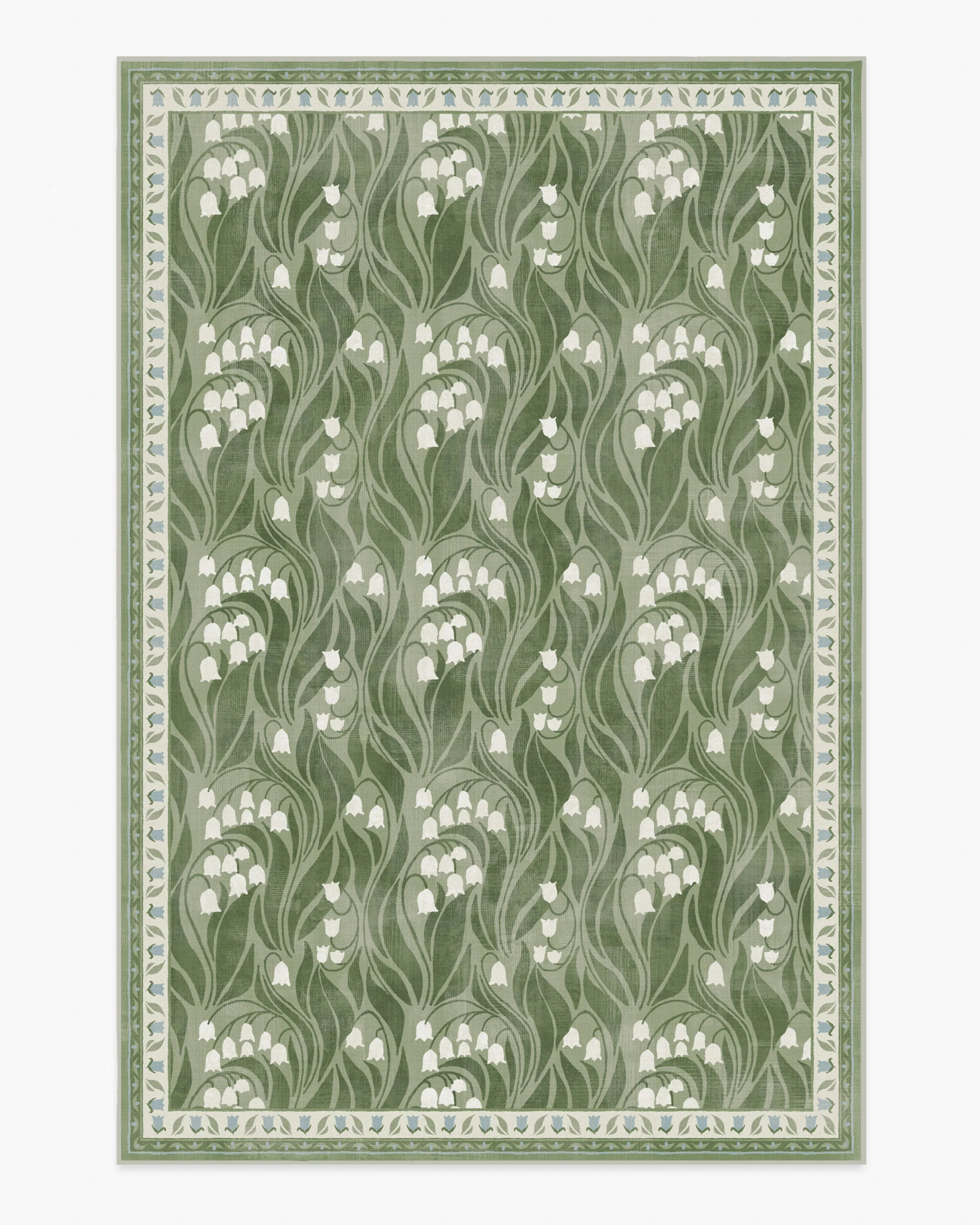Lila Green & Ivory Rug | Ruggable US | Ruggable