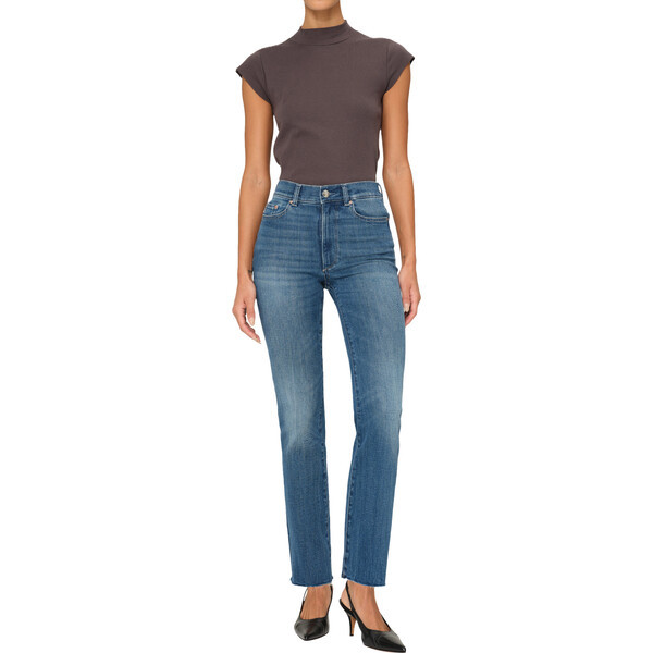 Women's Halle High Rise Instasculpt 29" Straight-Fit Jeans, Palm Springs - DL1961 Bottoms | Maiso... | Maisonette