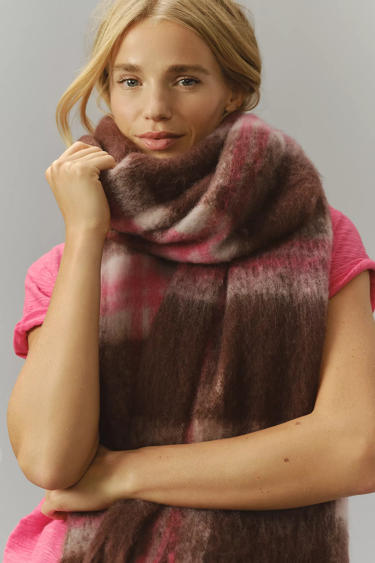 By Anthropologie Brushed Woven Scarf: Plaid Edition | Anthropologie (US)