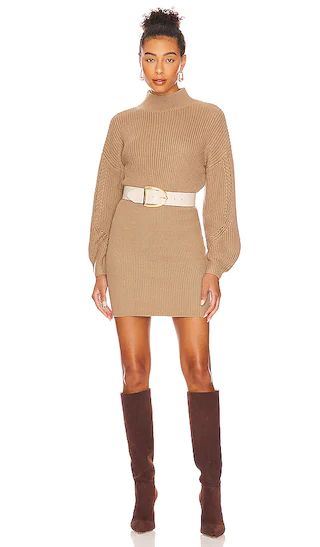 Monette Dress in Tan | Revolve Clothing (Global)