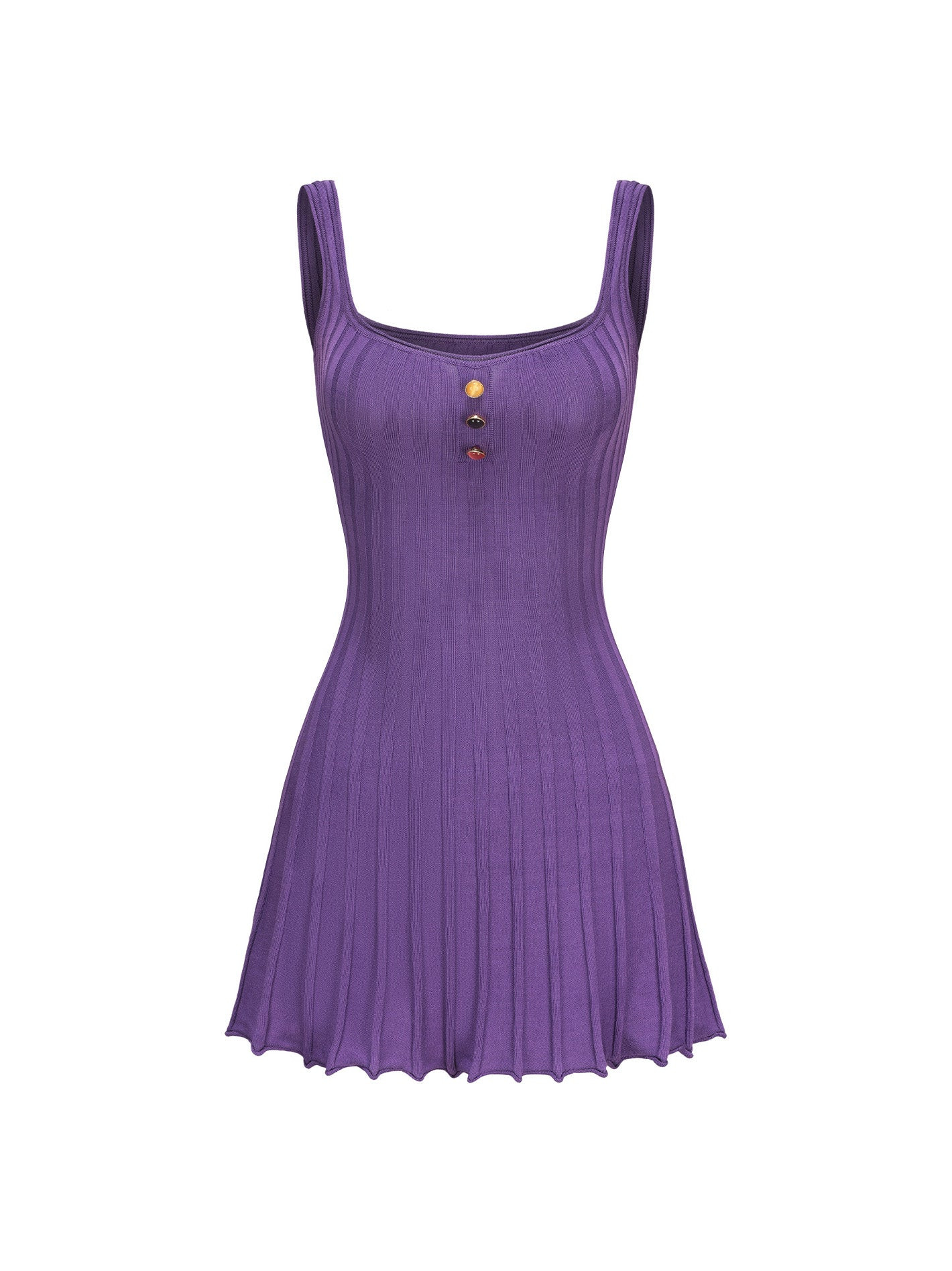 Janelle Knit Dress (Purple) (Final Sale) | Nana Jacqueline
