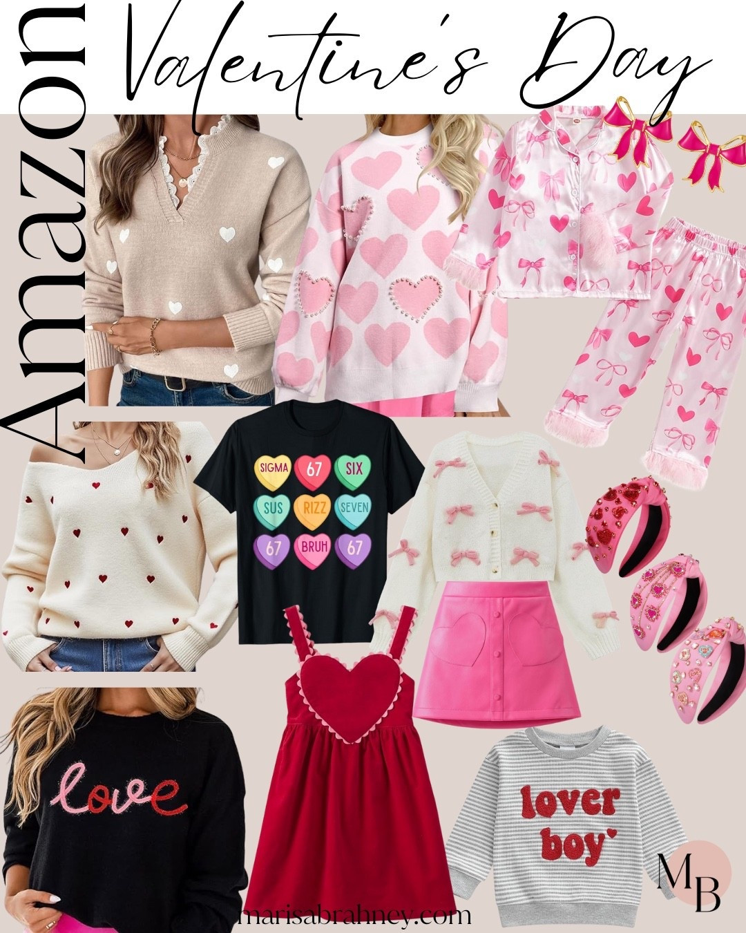 Amazon Valentine’s Day for the FAM: Cupid cute looks and Valentine’s Day fun for the whole family #amazonfinds #amazonvakentinesday #amazoninfluencer #valentinesdayoutfits