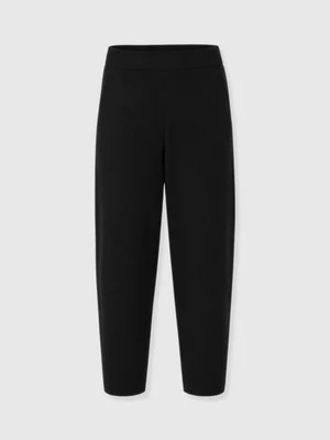 Barrel Leg Jersey Pant - Black | Saint + Sofia (US)
