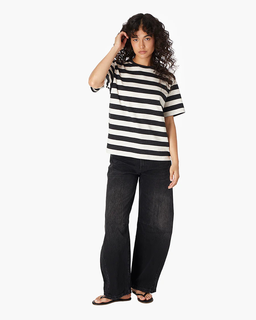 Classic Striped Tee - Black/White - Black/White / 3 (MD) | TKEES