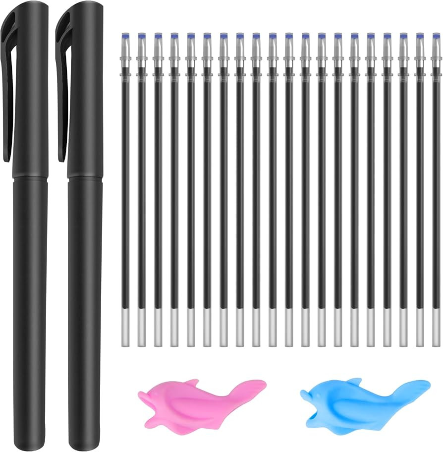 D-FantiX 20Pcs Magic Pens & Refills for Magic Grooved Writing Practice Workbooks, Disappearing In... | Amazon (US)