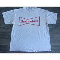 Budweiser Shirt 80's Vintage Beer Classic Logo Anheuser Busch Single Stitch Tshirt USA Made Size Large | Etsy (US)
