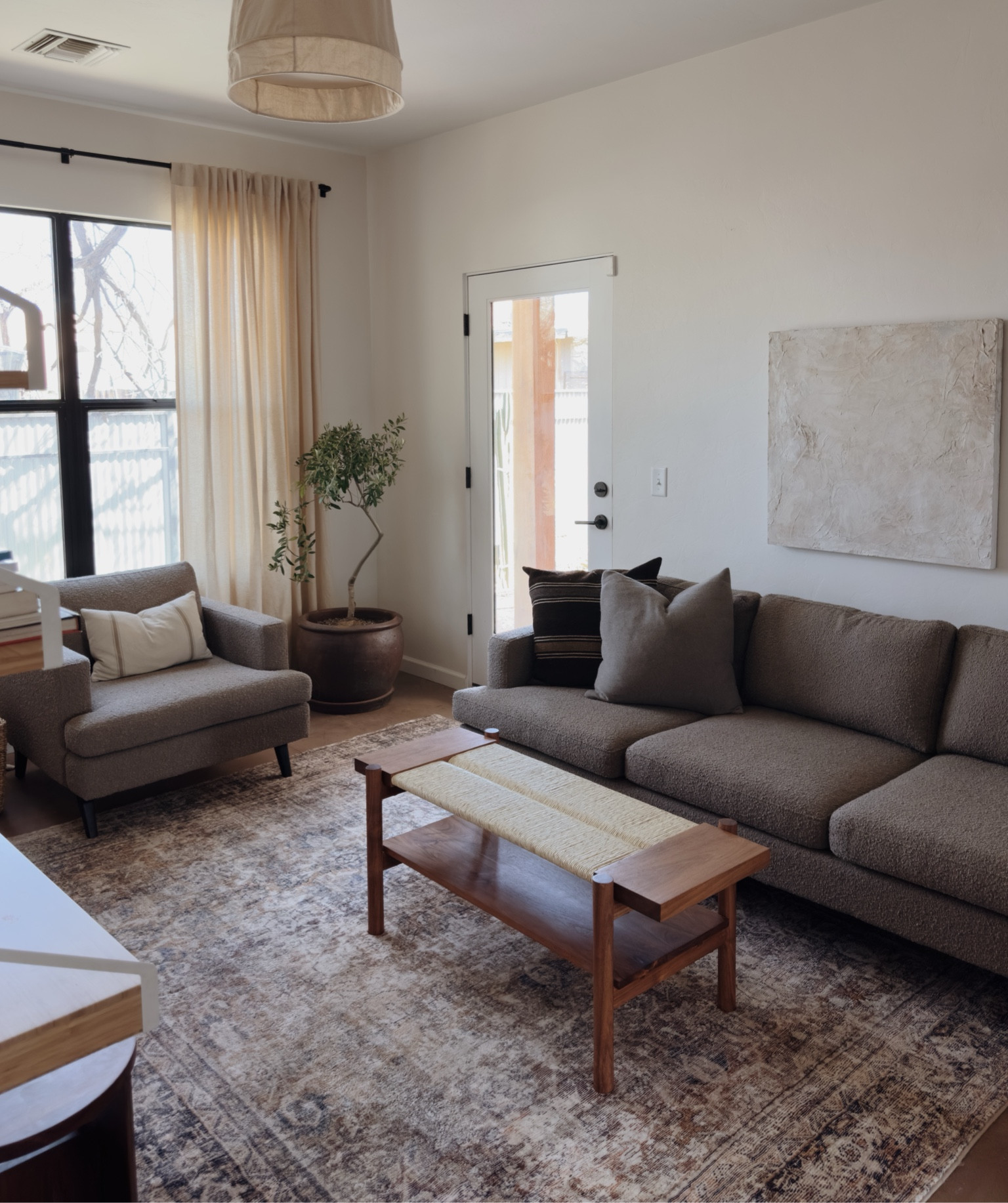 Playroom update to Earthy modern living room space ✨ Albany Park Favorites 
