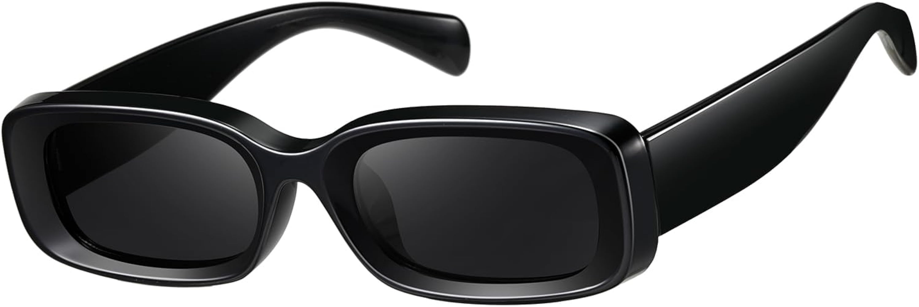 kimorn Retro Rectangle Sunglasses for Women Men Thick Frame Sun Glasses UV Protection Shades K170... | Amazon (US)