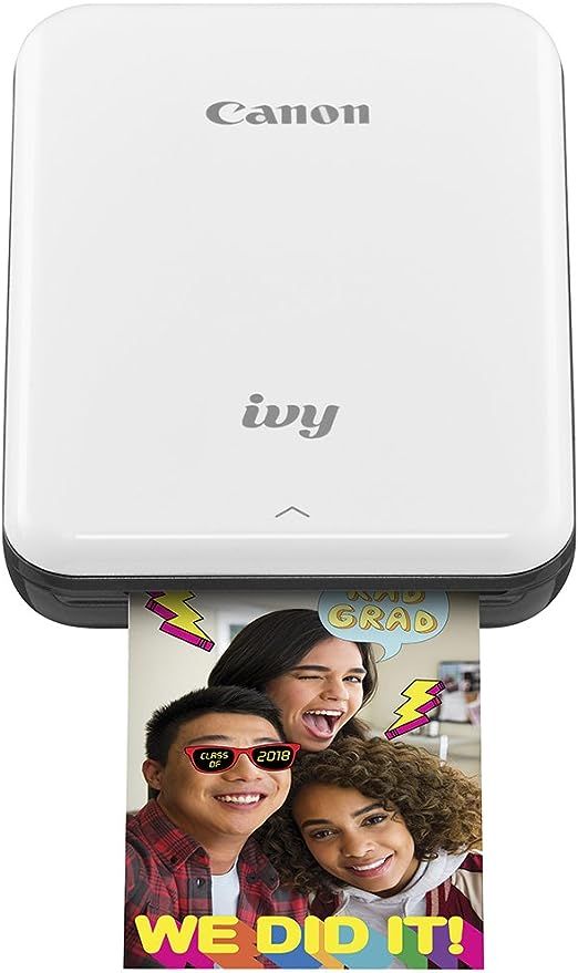 Canon IVY Mobile Mini Photo Printer through Bluetooth(R), Slate Gray | Amazon (US)