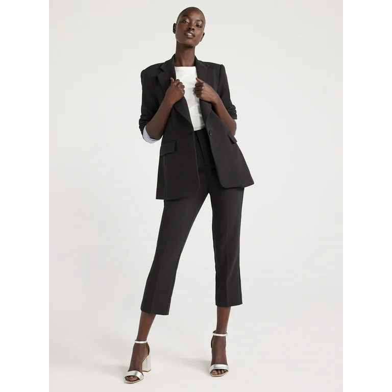 Free Assembly Women's Slim Single-Breasted Blazer, Sizes XS-XXXL | Walmart (US)