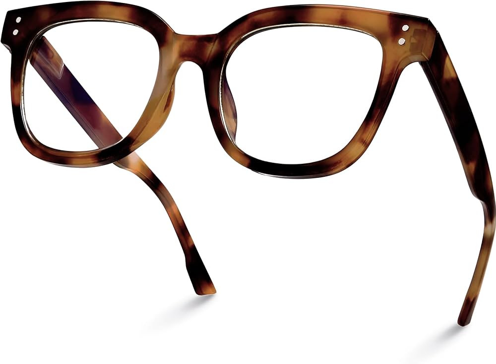 miyya Oversized Blue Light Glasses For Woman, Fashion Computer Screen Glasses, Non Prescription E... | Amazon (US)