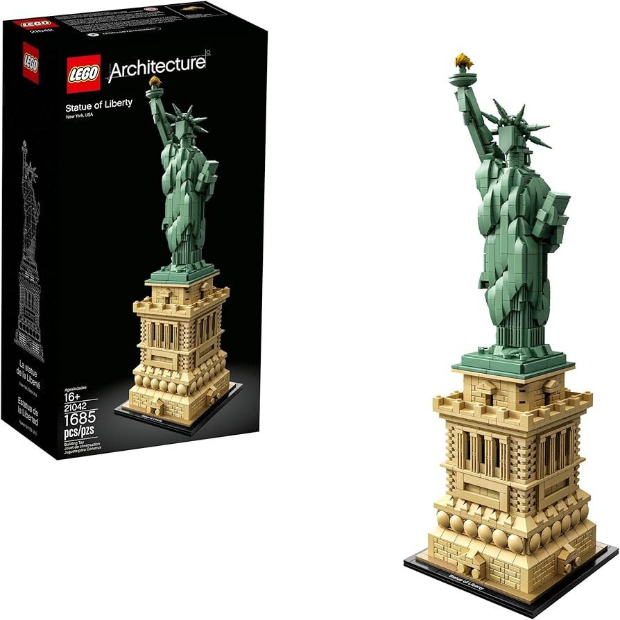 LEGO Architecture Statue of Liberty 21042 Model Building Set - Collectible New York City Souvenir... | Amazon (US)