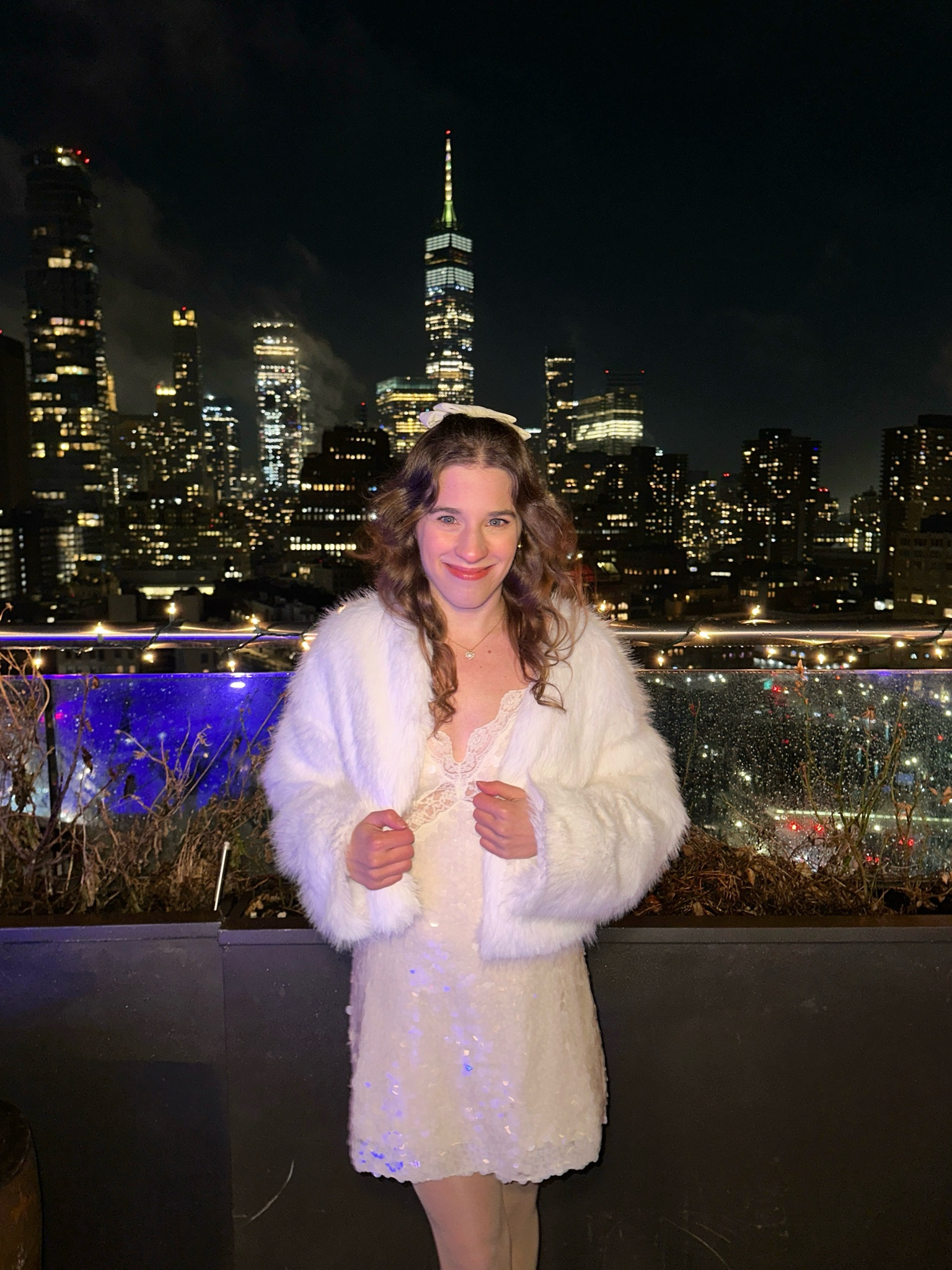 White faux fur jacket I wore for my winter birthday! 

#LTKFindsUnder50 #LTKFindsUnder100 #LTKParties