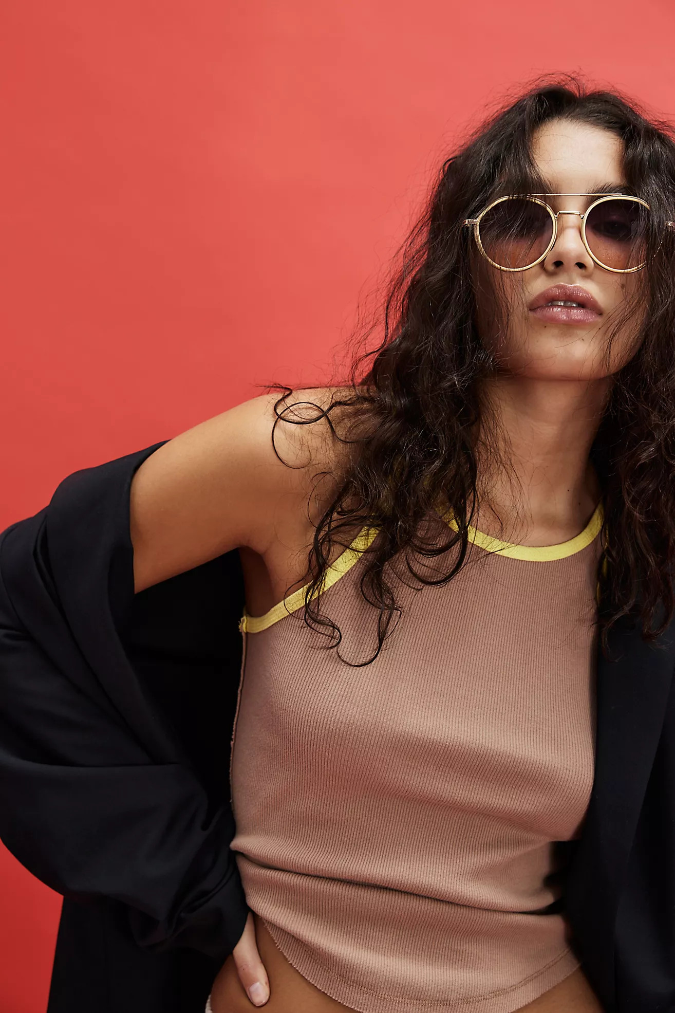 Lola Round Aviator Sunglasses | Free People (Global - UK&FR Excluded)