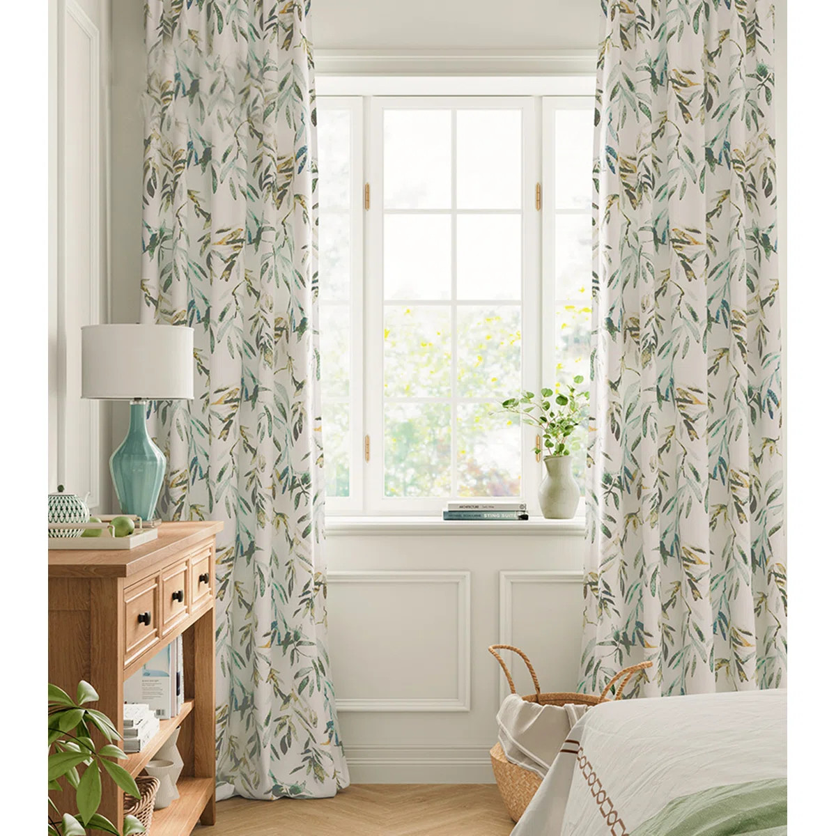 Irena Linen Room Darkening Curtain Pair (Set of 2) | Wayfair North America