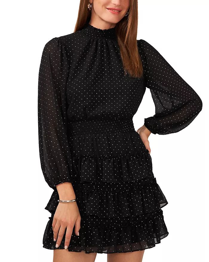 Smocked Ruffle Mini Dress | Bloomingdale's (US)