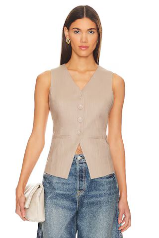 HEARTLOOM Silvie Vest in Bark from Revolve.com | Revolve Clothing (Global)