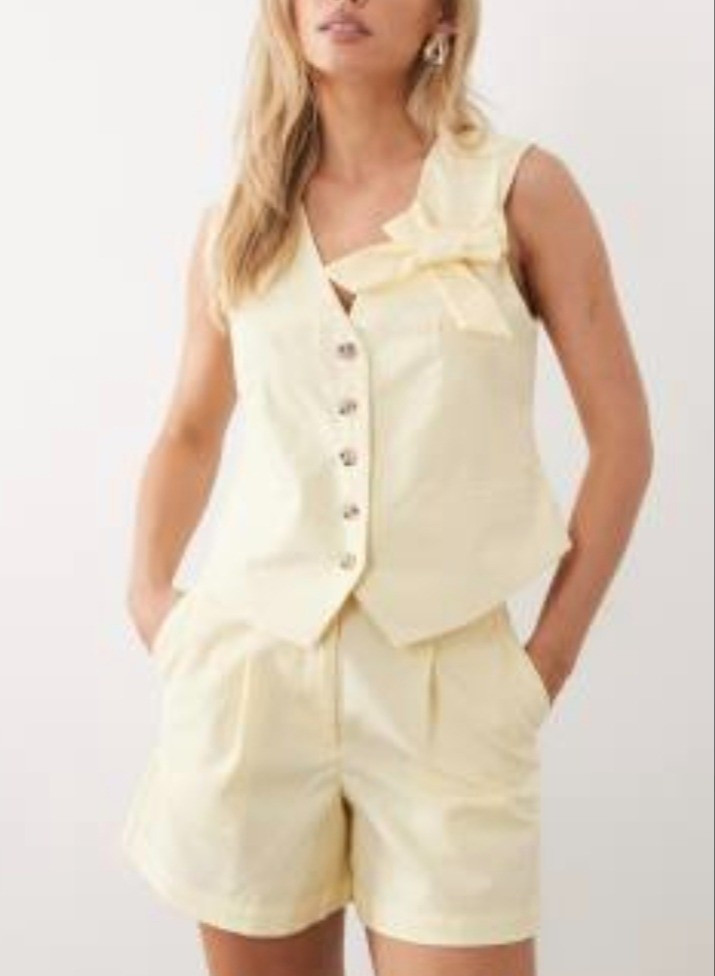 Petite linen tailores shorts and vest co ord setHeatwave hot summer outfits. Petite fashion.I share style for all women under 5'4/164cm! 

#LTKPetite #LTKMidsize #LTKSeasonal