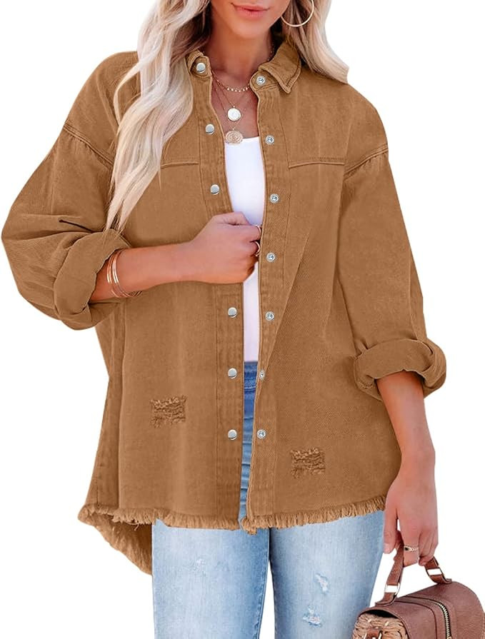 Lookbookstore Womens Fall Clothes Shacket Jacket Women Jackets for Women Fall Outfits for Women J... | Amazon (US)