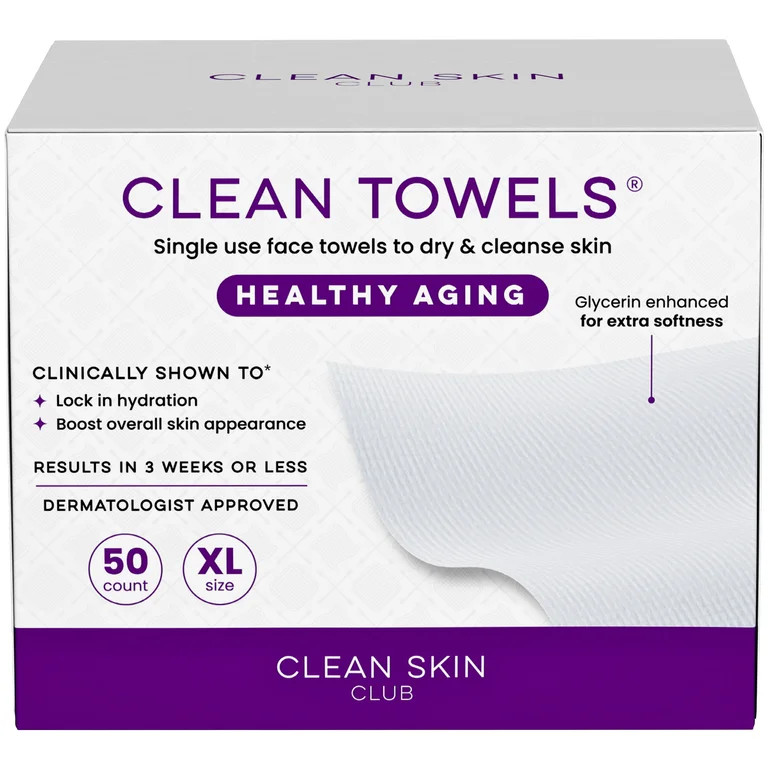 Clean Towels Healthy Aging, 50ct | Walmart (US)
