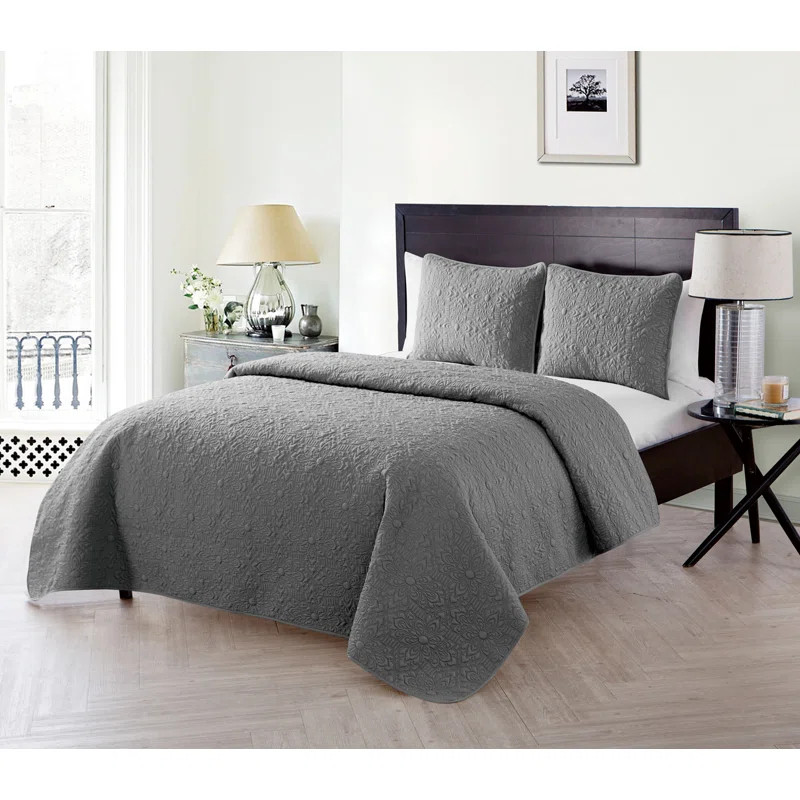 LaRena Microfiber Quilt Set | Wayfair North America